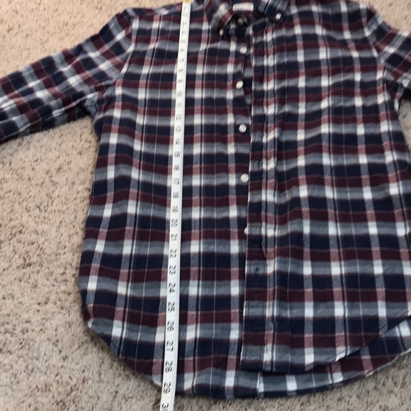 Club Monaco Cotton Flannel Shirt - Picture 3 of 6